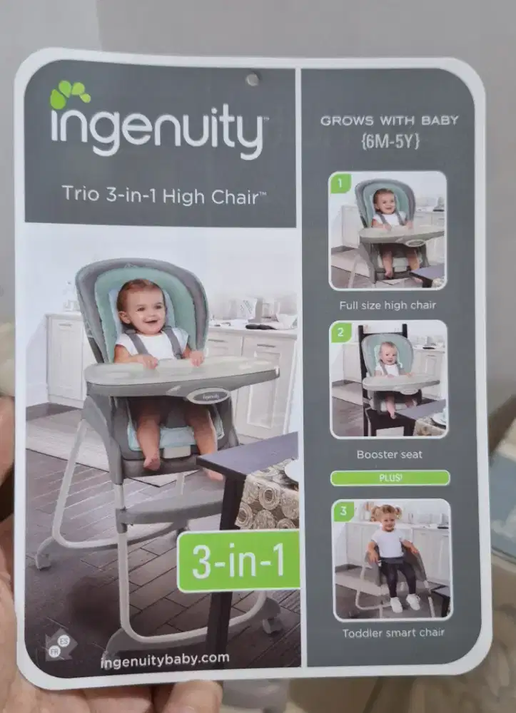 high chair 3 in 1 baby chair ingenuity