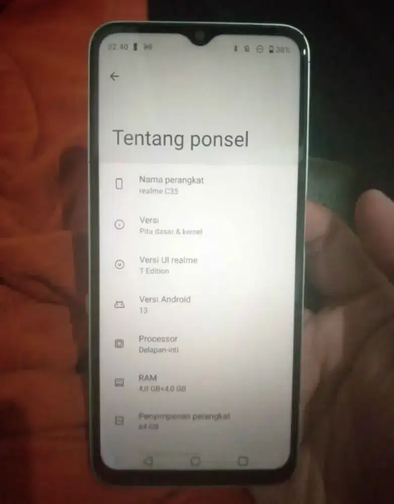 Realme c35 4+4/64
