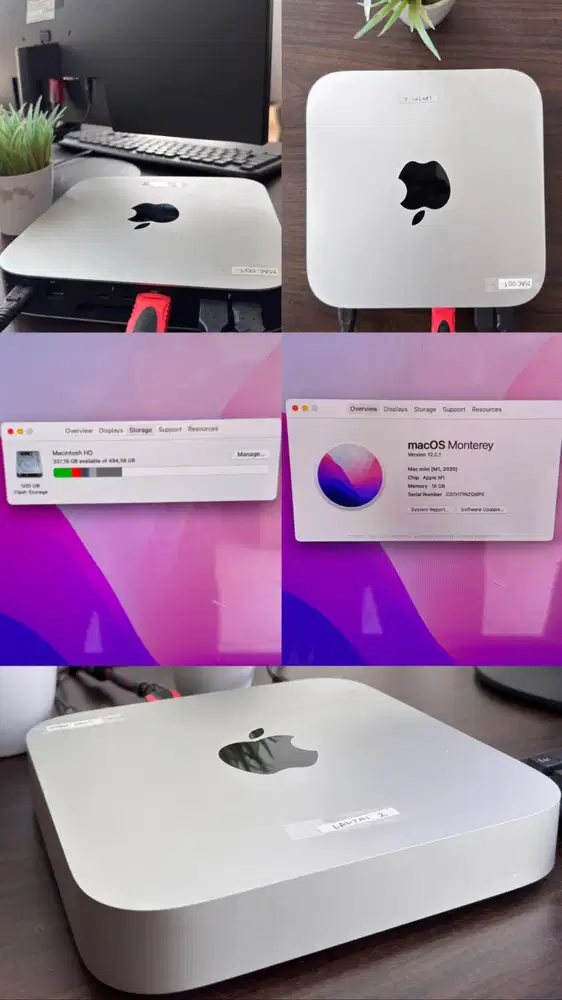 Mac Mini M1 2020, 16GB, 500GB