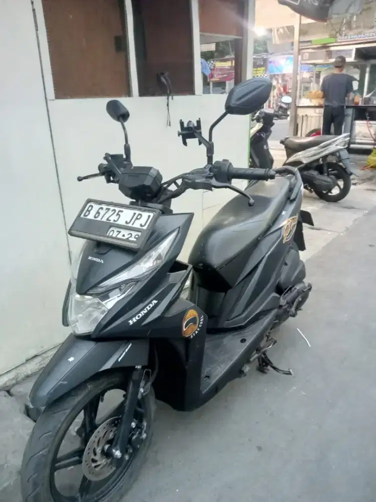 Honda beat stret thn 2019 pajak of 2x plat B tangerang
