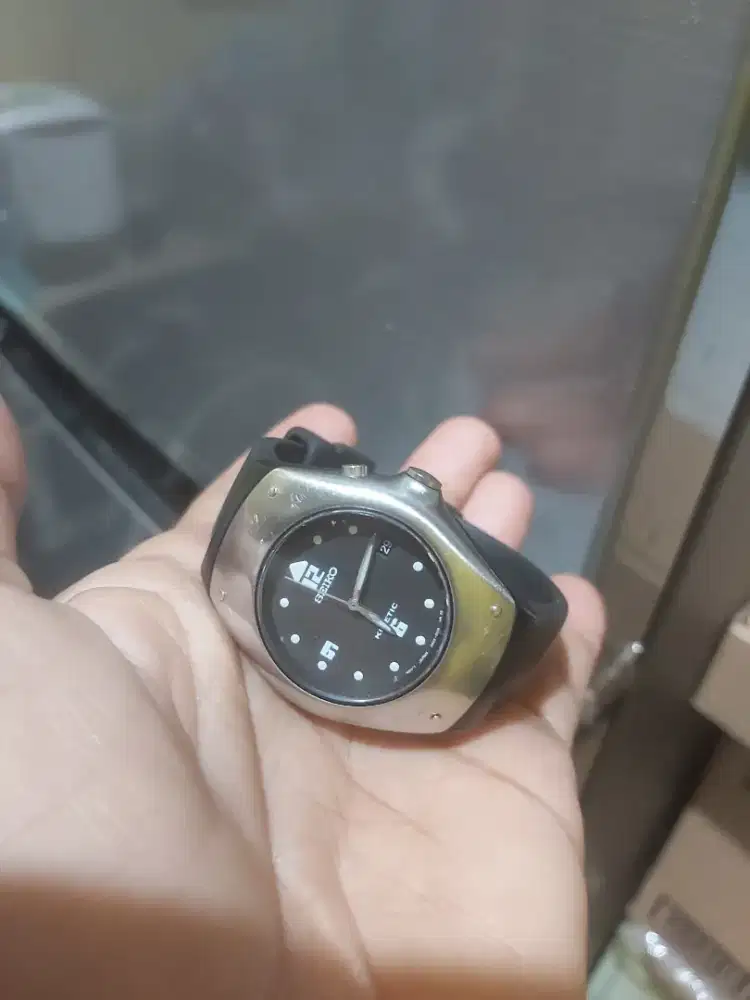 Seiko Kinetic sport rubber strap (boys size)
