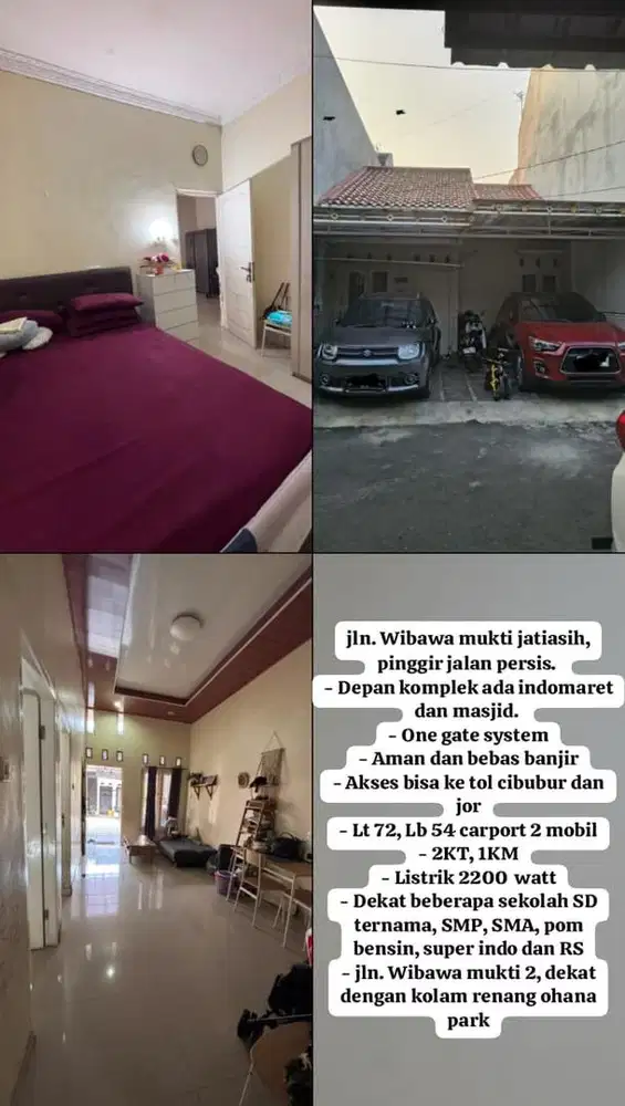 Dijual Rumah Siap Huni – Lokasi Strategis, Bebas Banjir