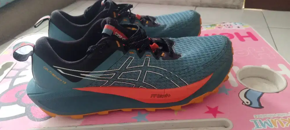 sepatu Asics trabuco 13 Atlantis blue