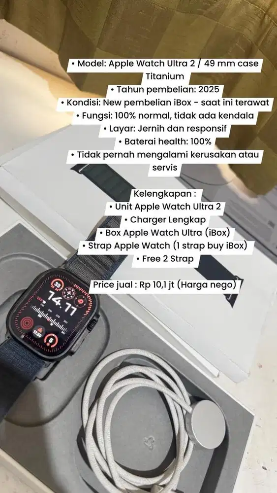 Jam Apple Watch Ultra 2 Ultimated