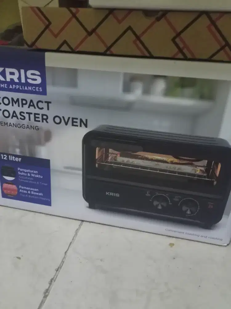 Oven Listrik KRIS 12L Baru Belum Pernah Dipakai.
