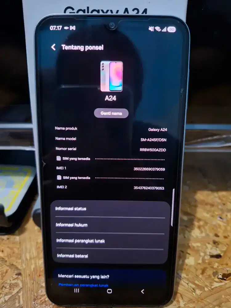 Samsung A24  Ram 8/128