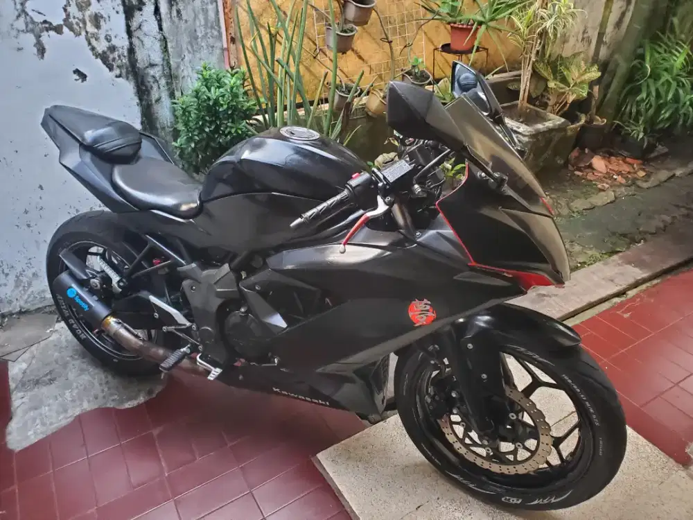 Kawasaki Ninja Mono 250 Merah 2015.