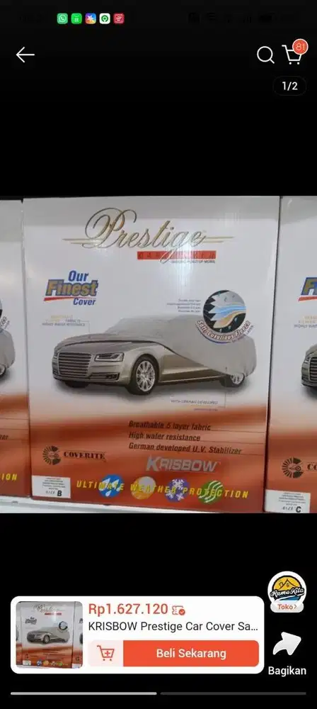 Cover untuk mobil brio