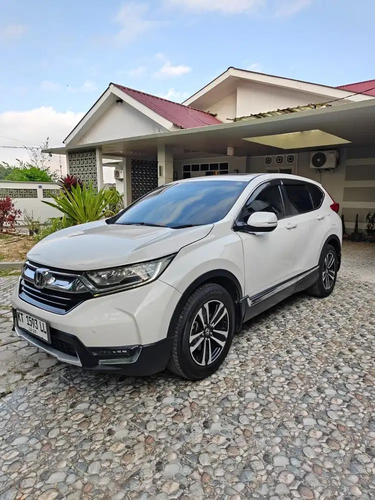 Jual Mobil CR-VPrestige Turbo Putih Tahun 2018