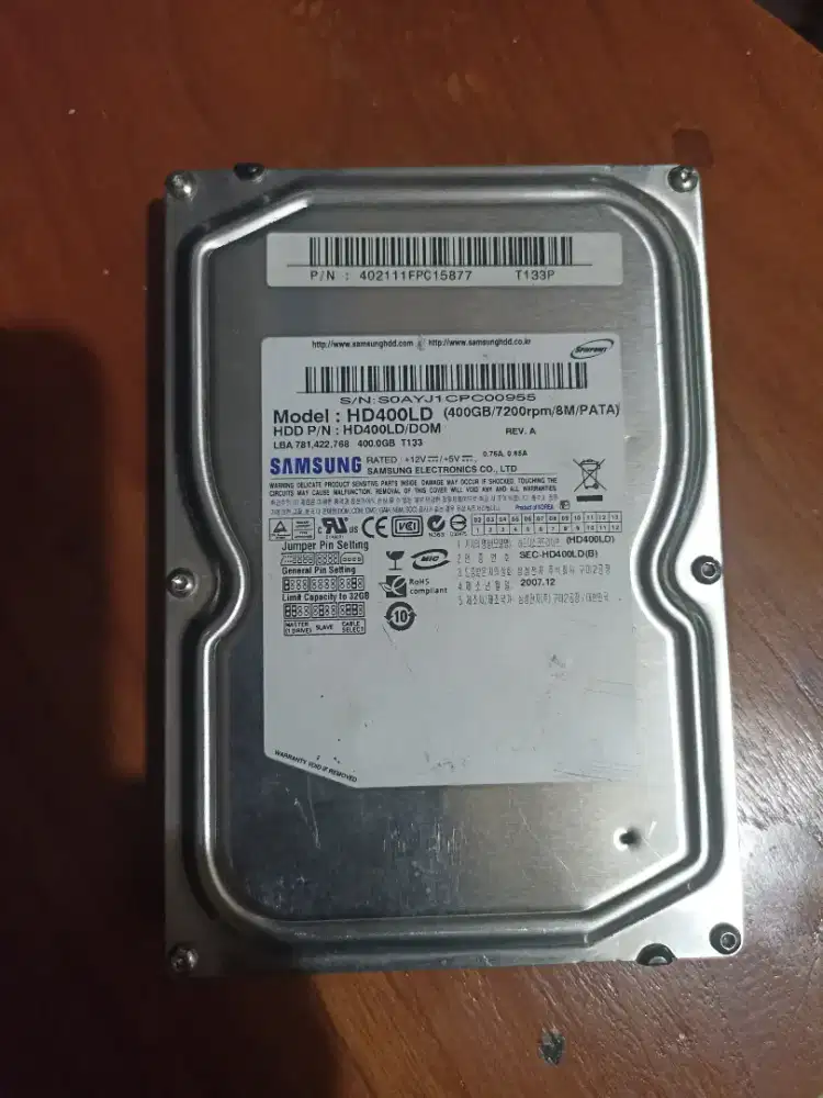 Hardisk Samsung 400GB