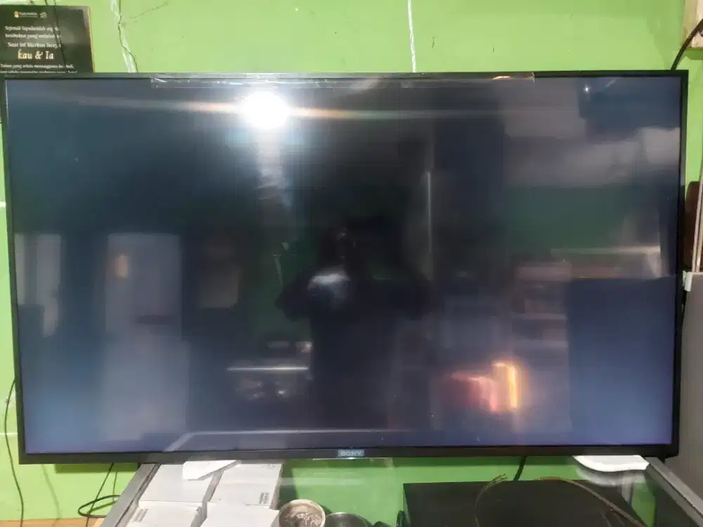 Tv Android Sony 55 inch Minus HANYA SUARA SAJA