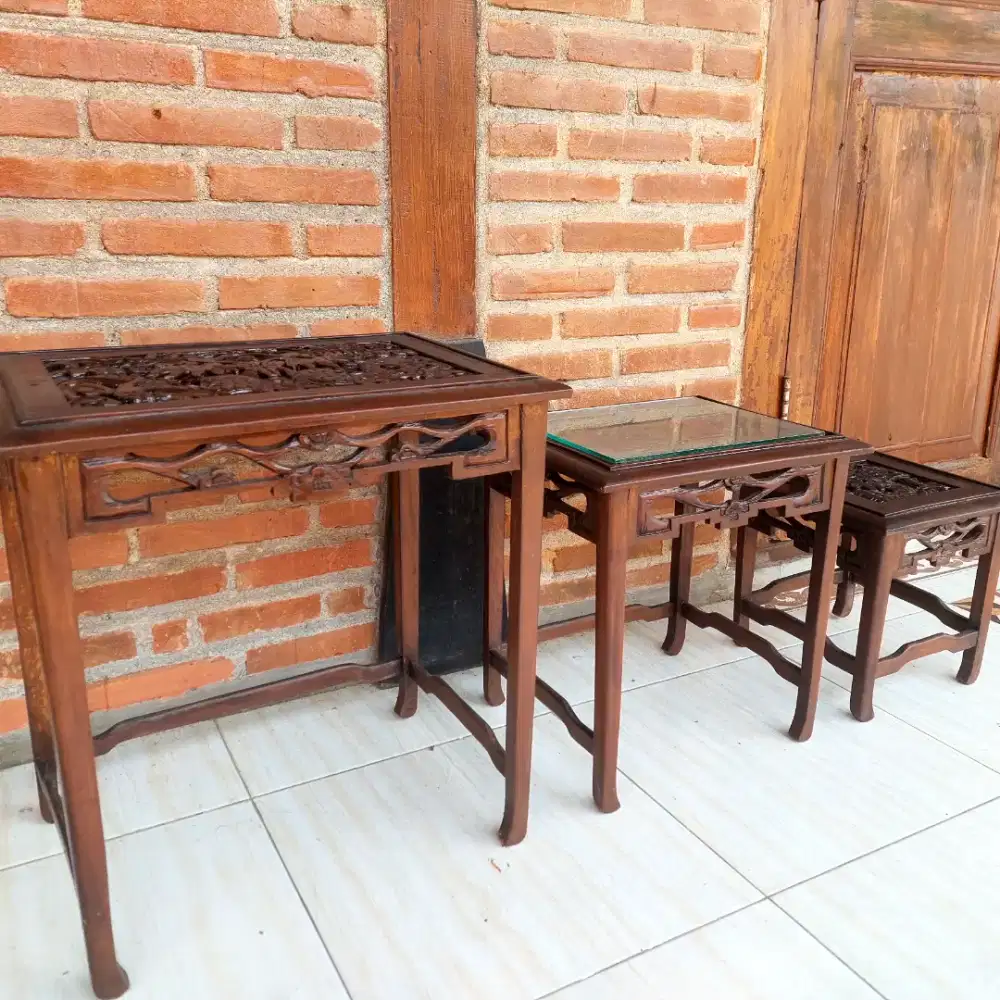 Meja Knap Set Kuno