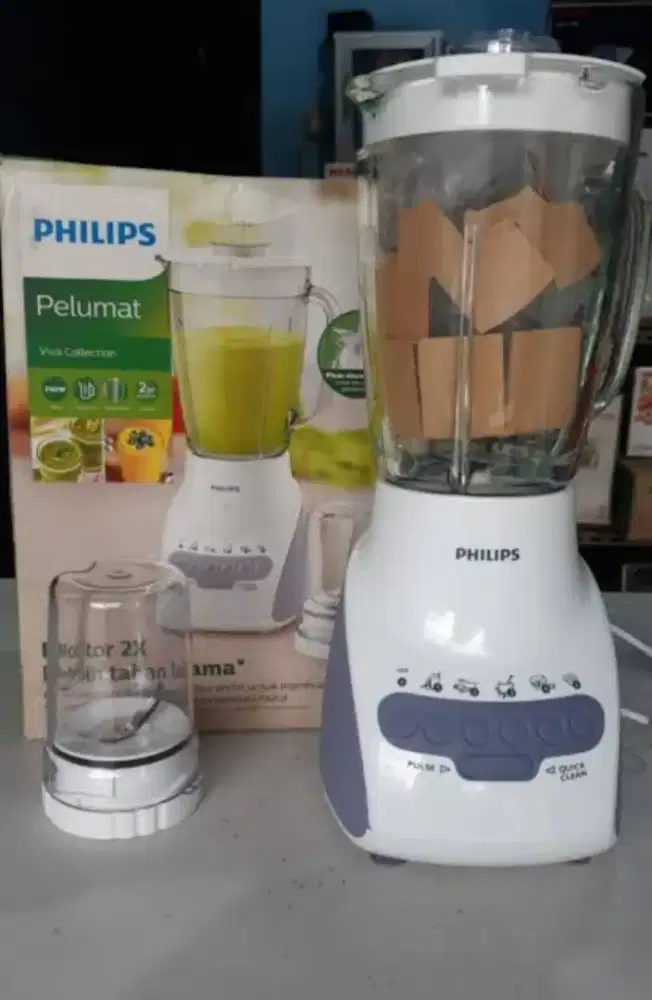 Blender Philips Tabung Kaca Fullset