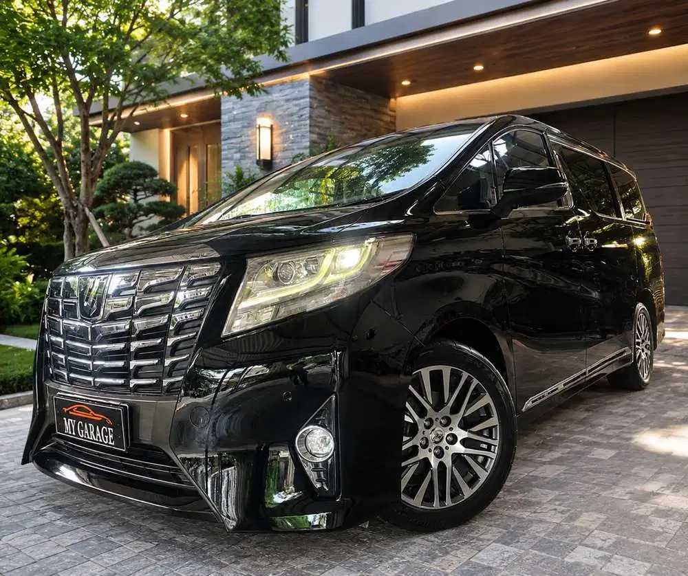 Alphard G ATPM 2017 Hitam Tangan 1 dari baru full Original
