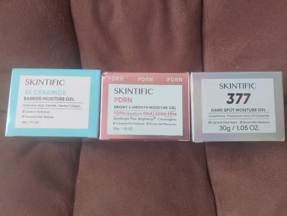 Skintific 377 , Moisturazer , dan PDRN