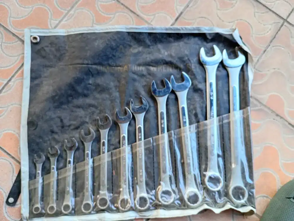 Kunci Ring pas 1 set ( 11 pcs)