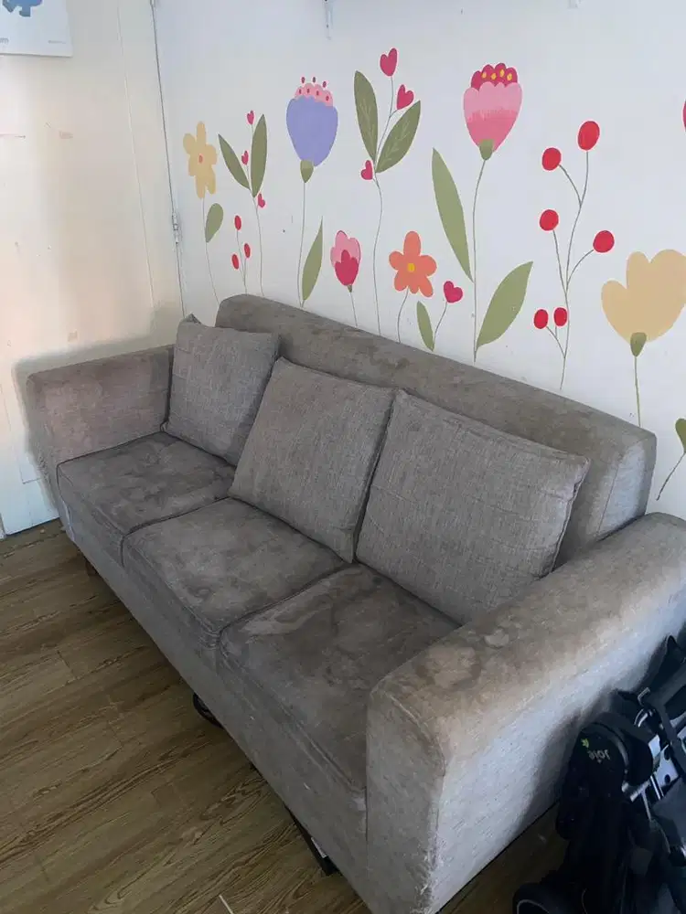 Sofa 3 Seater Jual Murah Apa Adanya !!!