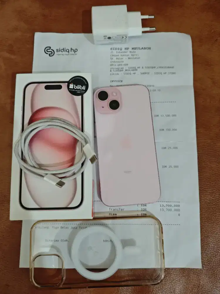 iPhone 15 iBox 256GB garansi panjang