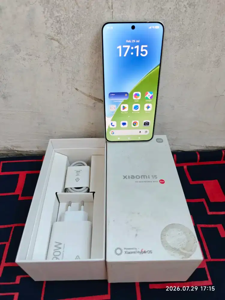 Xiaomi 15 12/256 Fullset ori segel mulus no minus istimewa