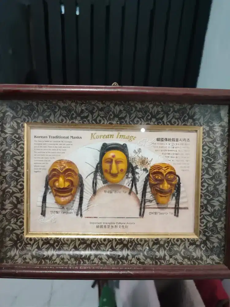 Souvenir Topeng Tradisional Korea