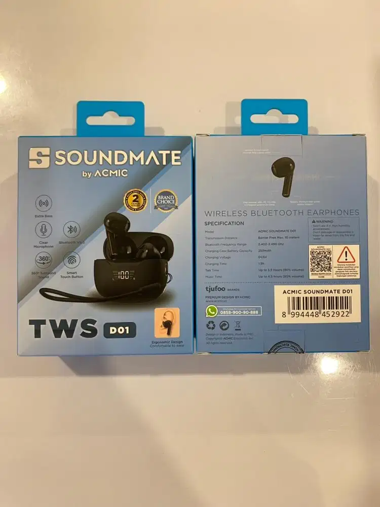 HF TWS Acmic Soundmate D01 Black