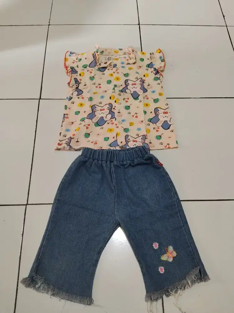 Preloved Setelan anak perempuan
