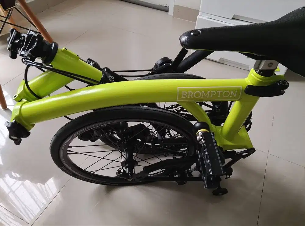 Brompton lime green 2018 /6 speed/stang josep