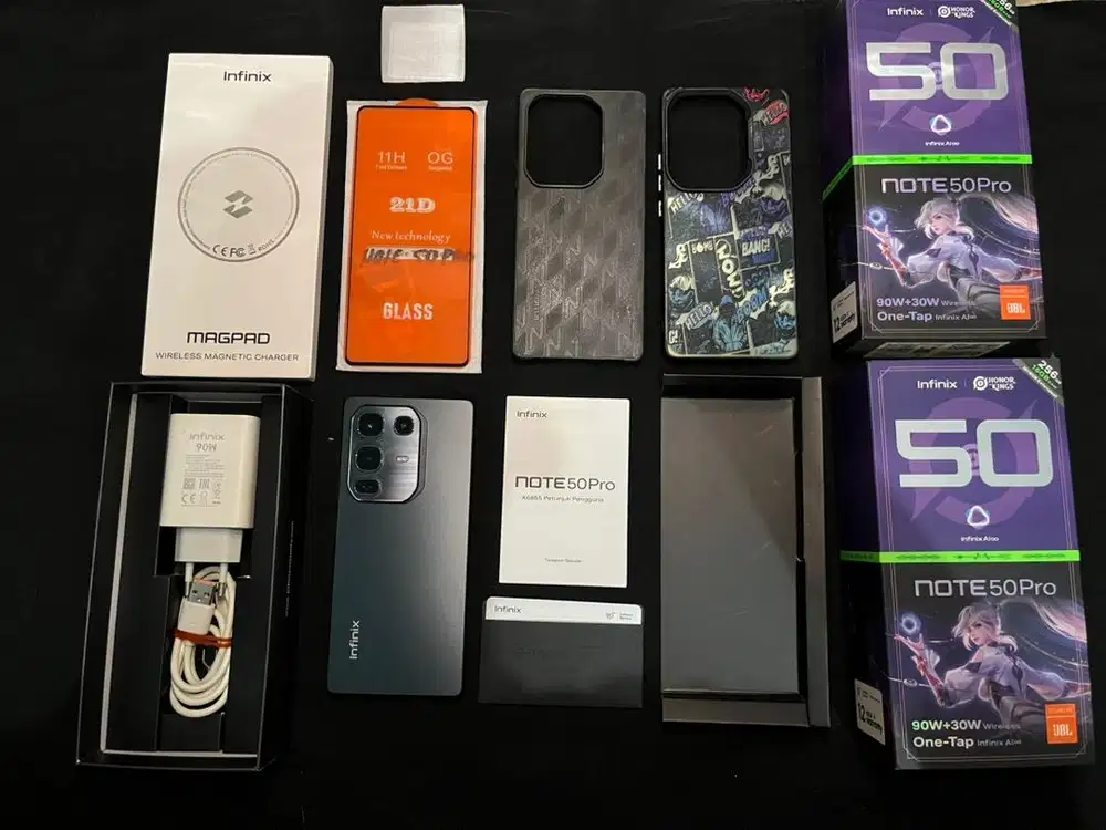 INFINIX NOTE 50 PRO 8/256 98% MULUS GARANSI PANJANG 2027 JOS JIS