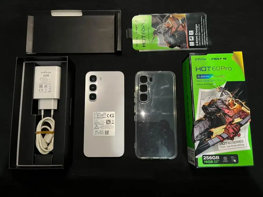INFINIX HOT 60 PRO 8/256 98% MULUS GARANSI ON 2027 PANJANG