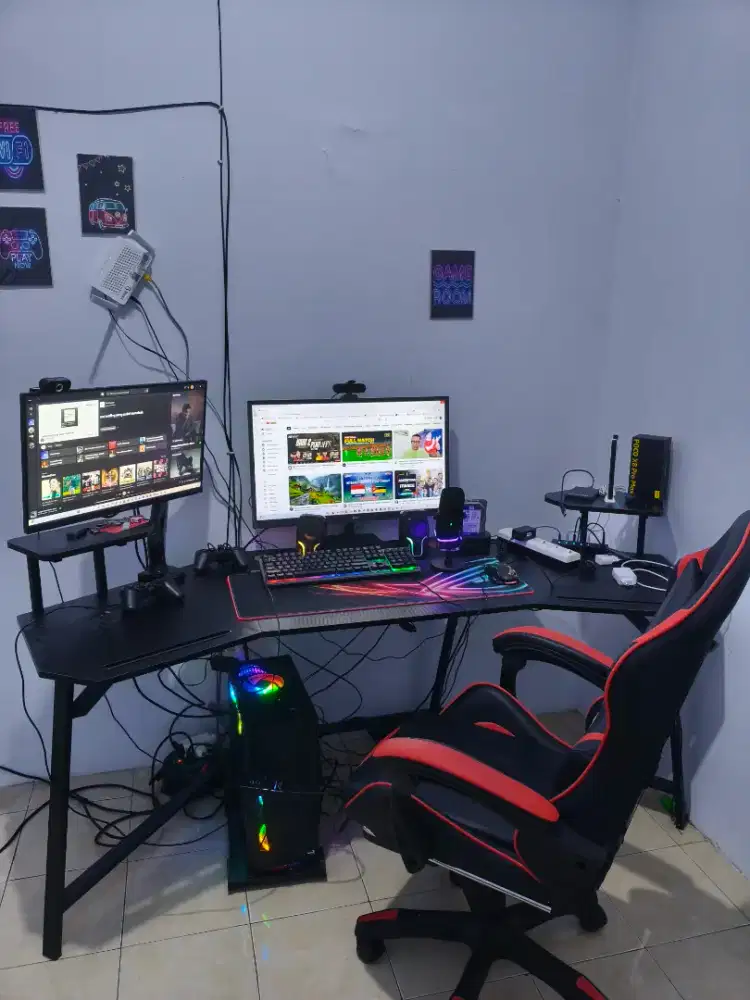 PC + Monitor paket GAMING MEWAH( Bisa nego)