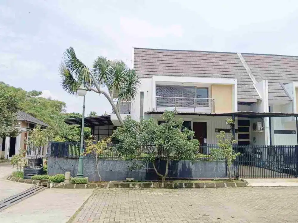 Rumah Hook Cluster Paling Depan Rancamaya Golf Bogor