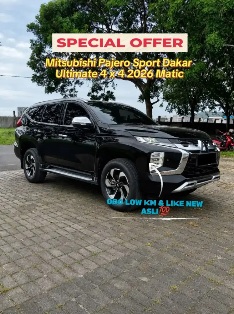 Dijual Cepat Mitsubishi Pajero Sport Dakar Ultimate 4X4 Th 2026