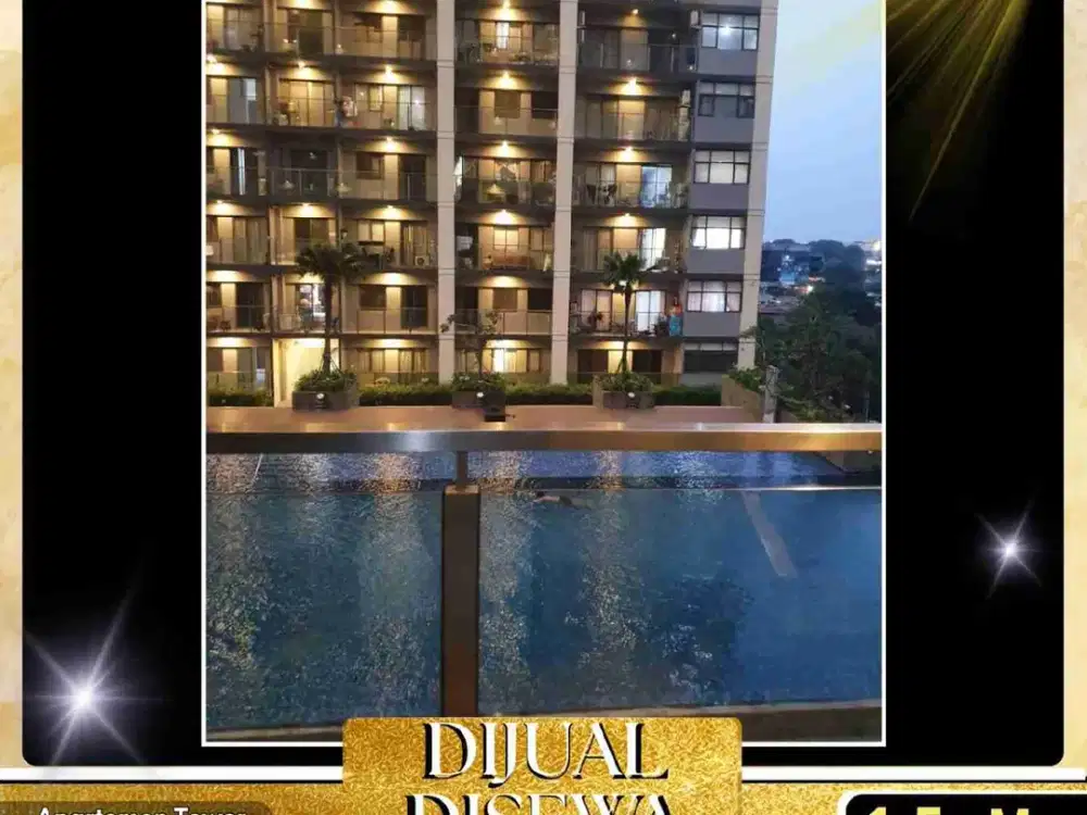 DIJUAL/DISEWA  APARTEMEN DAAN MOGOT TOWER BLUEFIN  DI DAAN MOGOT CENGKARENG JAKARTA BARAT