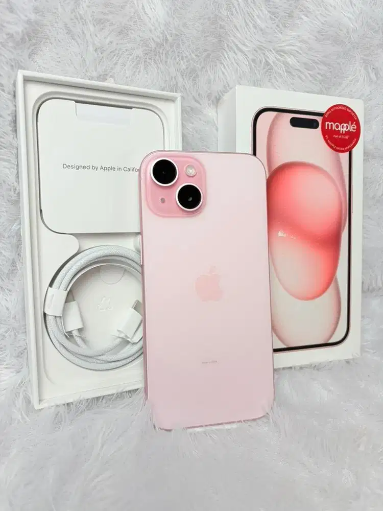 iPhone 15 , 128GB , Pink, Digimap ( Baru, garansi belum di aktifkan)