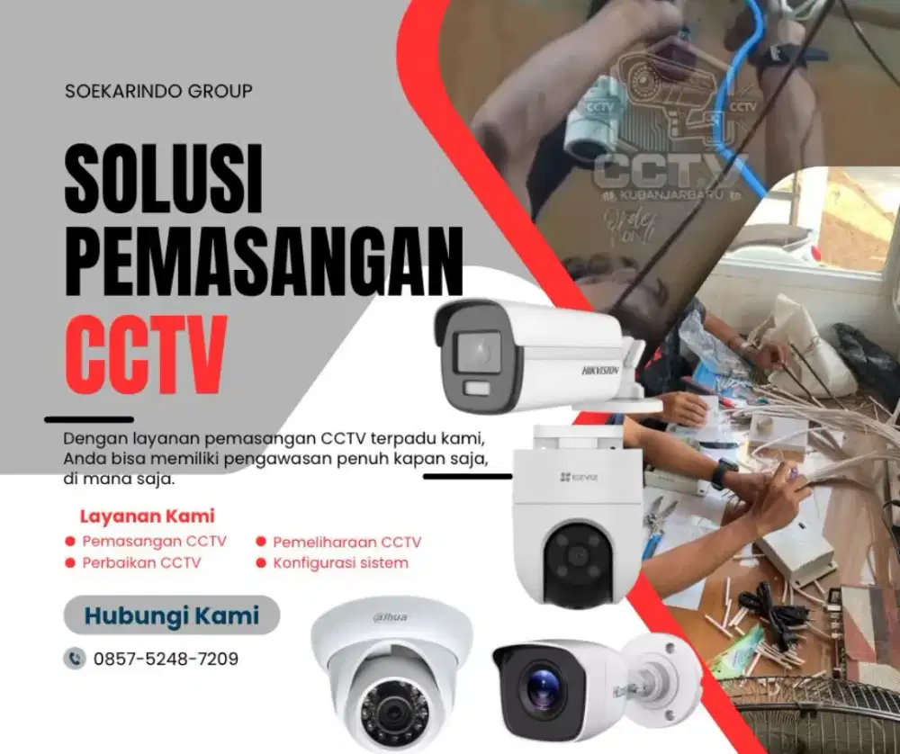 MENERIMA PEMASANGAN, PERAWATAN DAN PERBAIKAN CCTV, DAERAH KALSEL