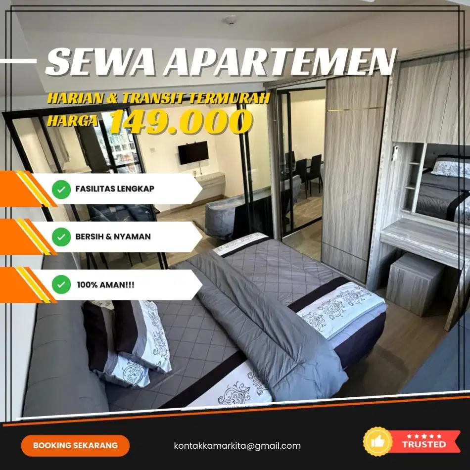 Sewa Apartemen Sentra Timur Harian/Transit Termurah Jakarta Pulogebang