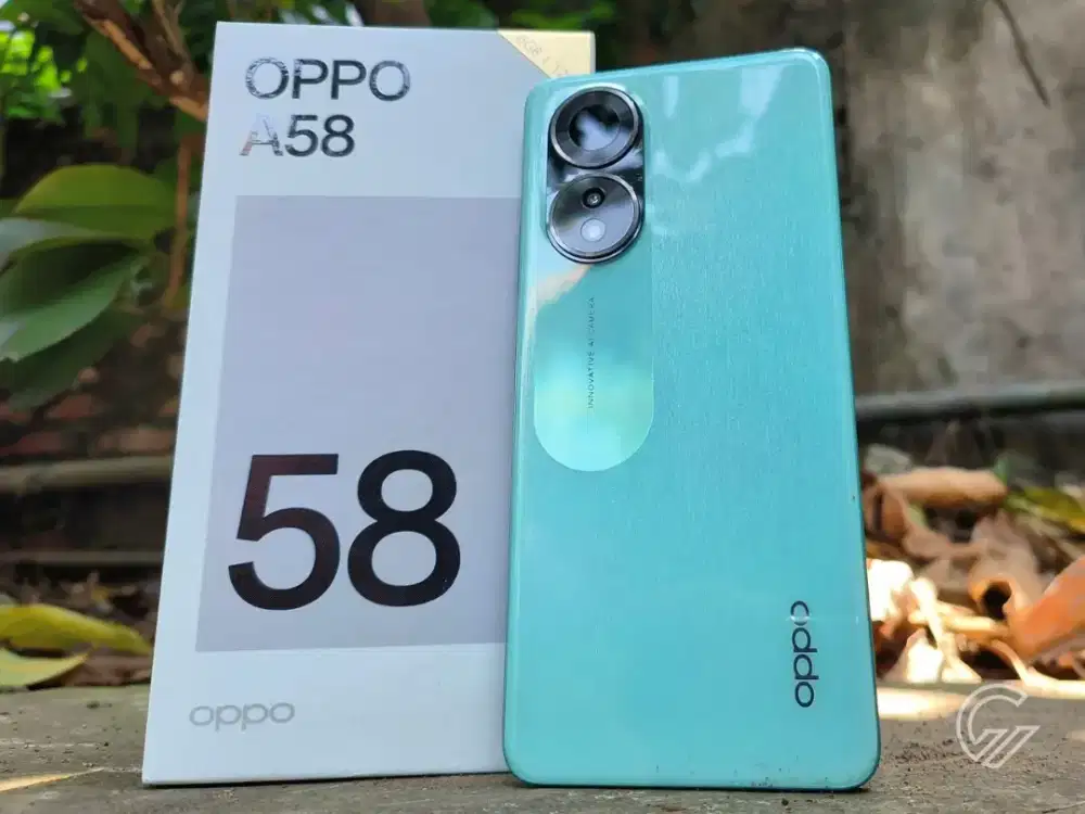 hp oppo A58 ram 6/128Gb warna hijau