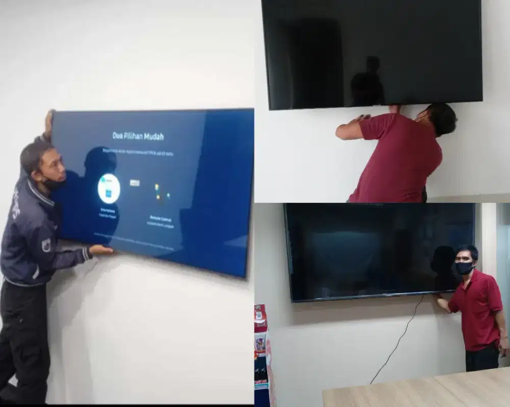 Braket +pasang atau jasa pasang terima rapih breket bracket led tv