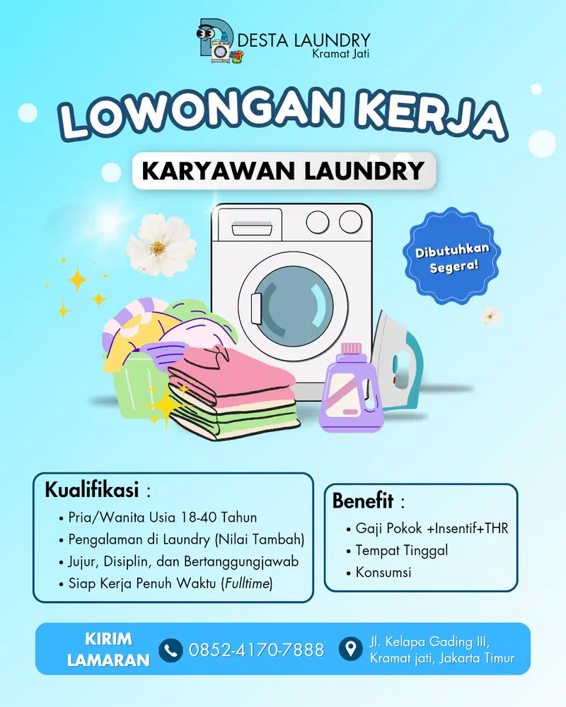 LOKER KARYAWAN LAUNDRY