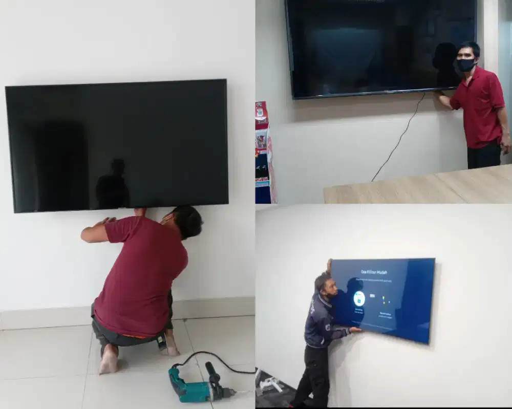 Braket +pasang atau jasa pasang terima rapih breket bracket led tv