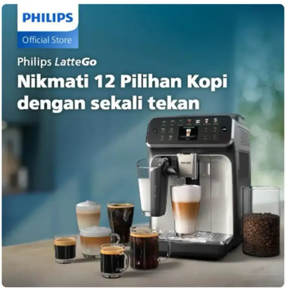 Mesin Kopi Otomatis Philips Fully Automatic Espresso MachineEP4446/70