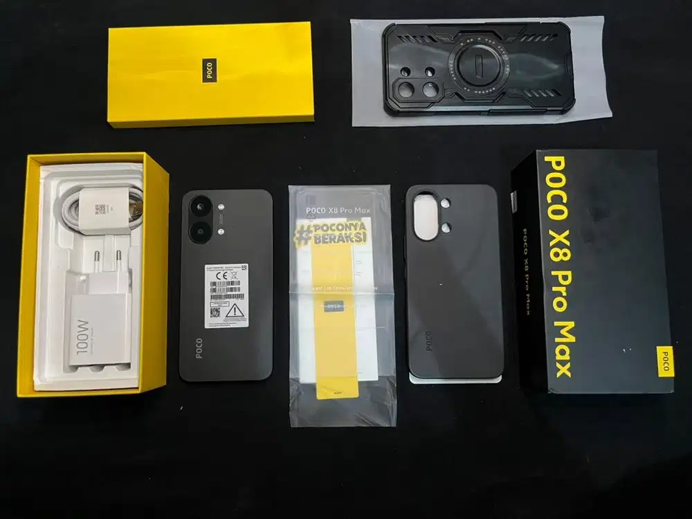POCO X8 PRO MAX 12/256 99% MULUS BH 100% GARANSI ON SAMPE AGUSTUS 2027