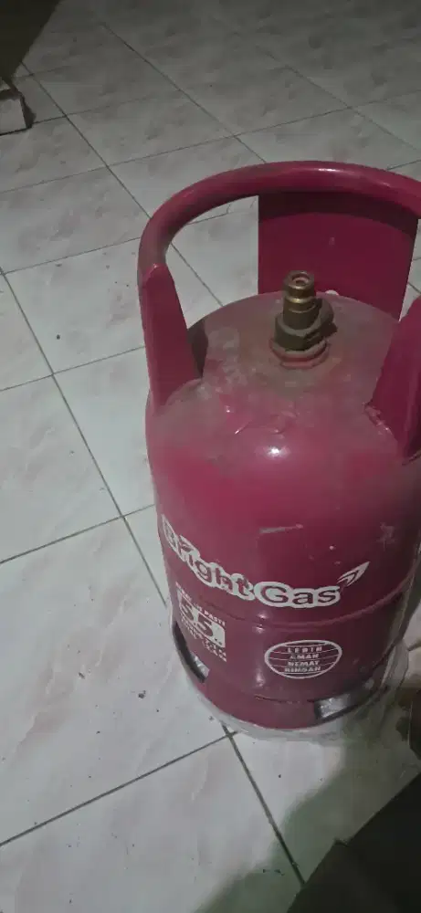 Tabung gas kosong 5 kg pink bright gas