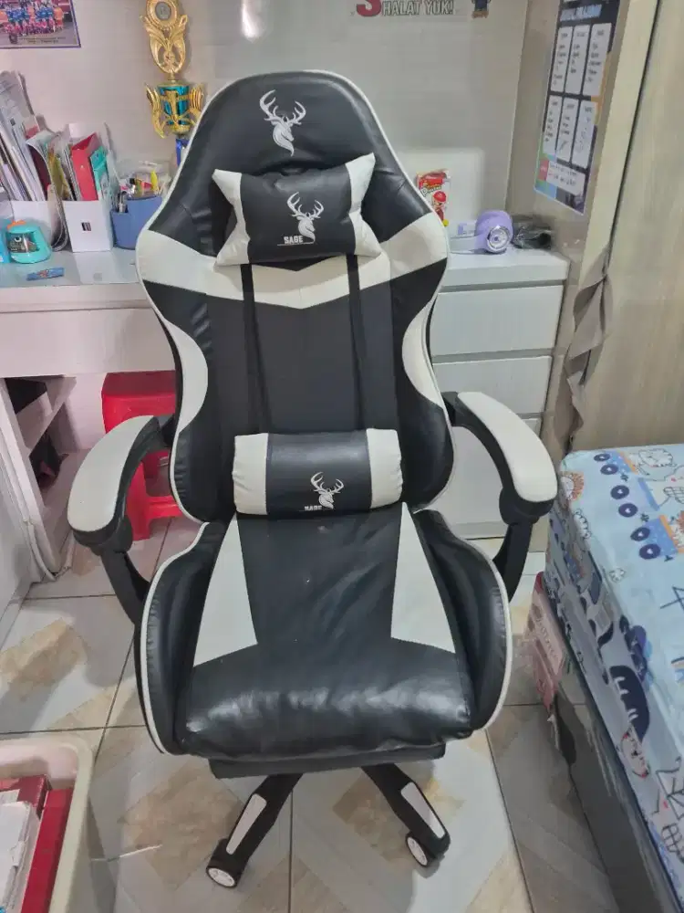 Kursi gaming merk sage muluss