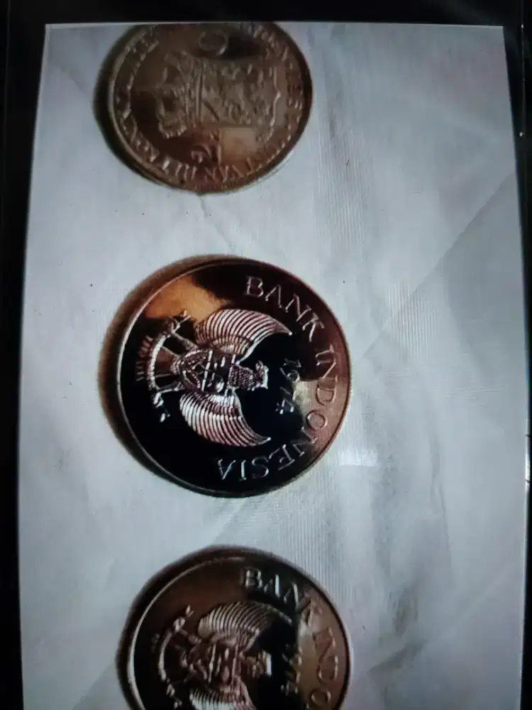 Uang kuno coin Indonesia kondisi bagus terawat yg minat silahkan