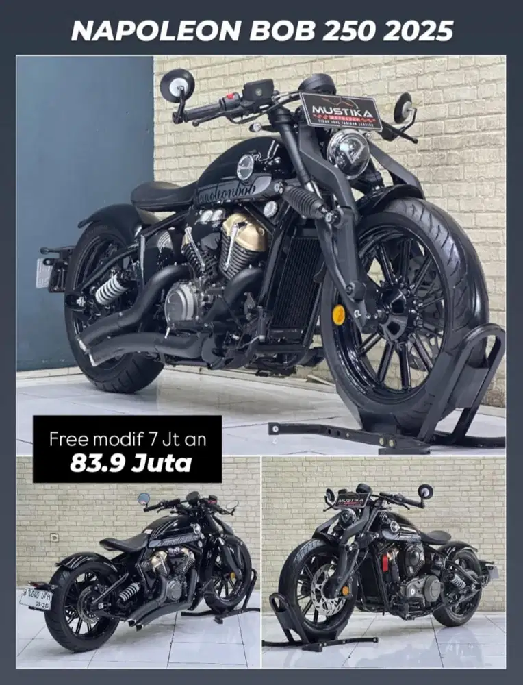 ODO 1rb PERAK‼️ Cruiser Benda Napoleon Bob 250 ABS 2025 Zaki Mustika