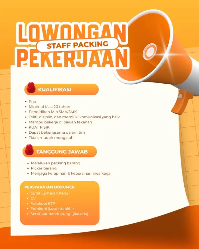LOKER STAFF PACKING