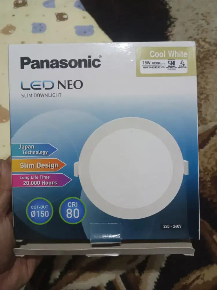 Panasonic LED Neo Slim Downlight 15 Watt 4000K Cool White