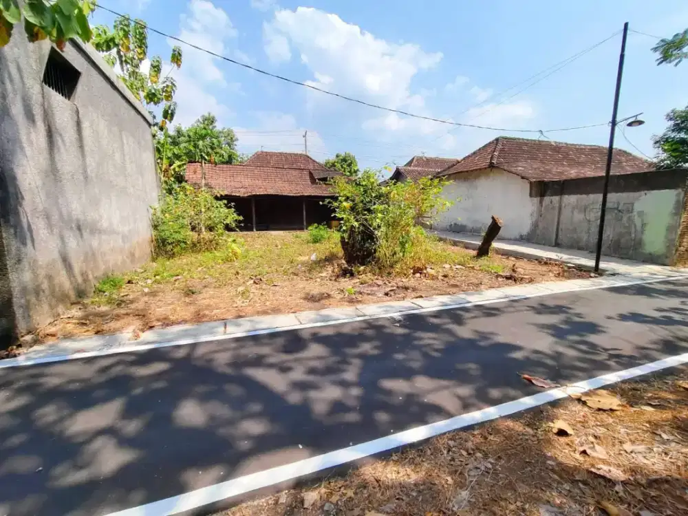 Tanah Siap Bangun di Karanganyar Kota,Selatan RSUD,Dekat Stadion 45