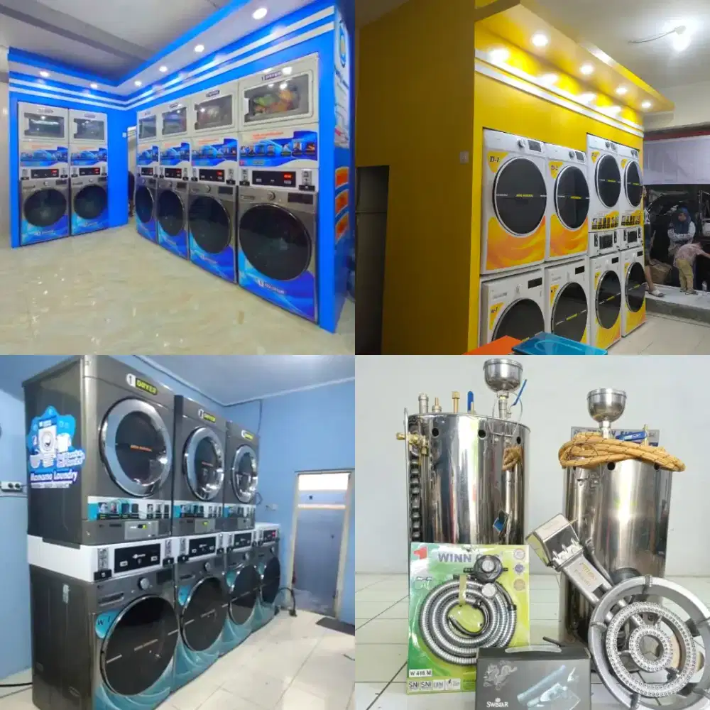 Peralatan laundry / paket laundry full service / self service